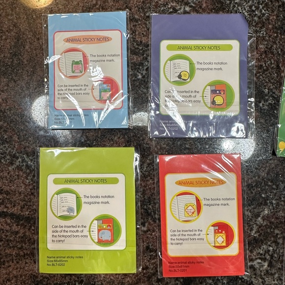 NWT Animal sticky notes - Picture 4 of 6